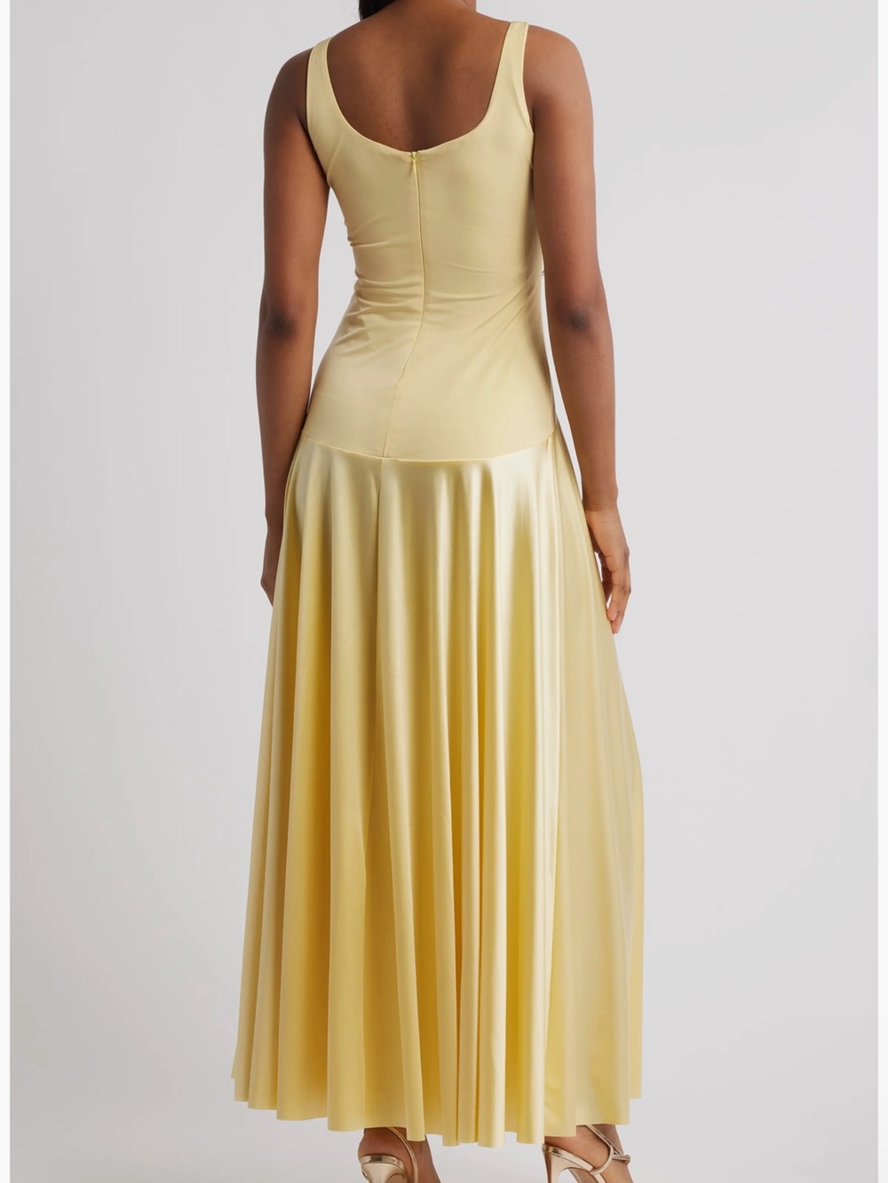 Rare London Yellow Maxi Dress - Picture 3 of 10